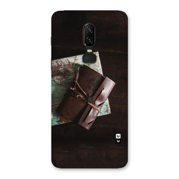 Map Journal Back Case for OnePlus 6