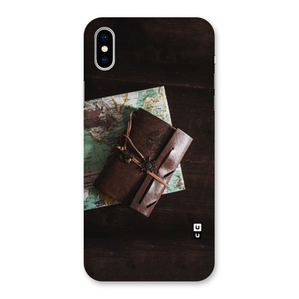 Map Journal Back Case for iPhone X