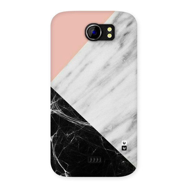 Marble Cuts Back Case for Micromax Canvas 2 A110