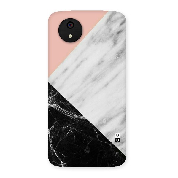 Marble Cuts Back Case for Micromax Canvas A1