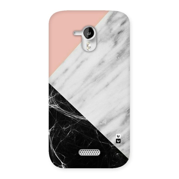 Marble Cuts Back Case for Micromax Canvas HD A116