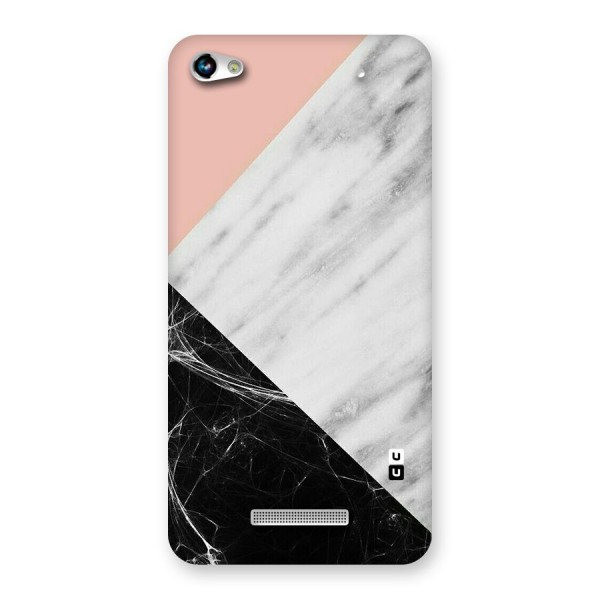 Marble Cuts Back Case for Micromax Hue 2