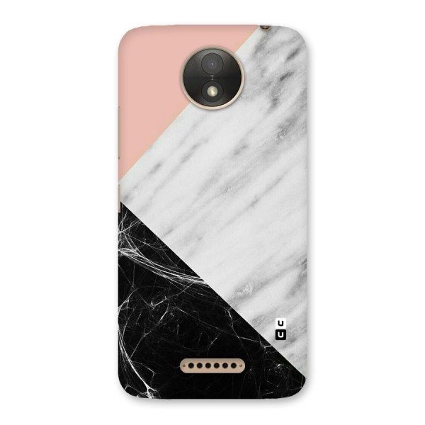 Marble Cuts Back Case for Moto C Plus