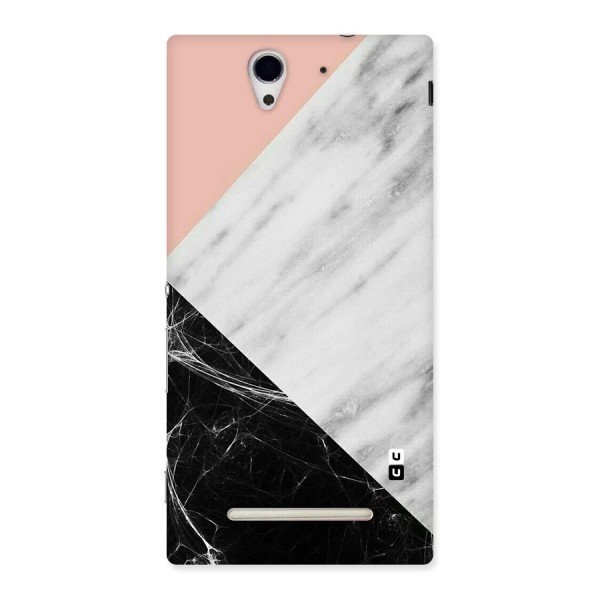 Marble Cuts Back Case for Sony Xperia C3
