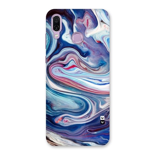 Marble Style Printed Back Case for Honor Play
