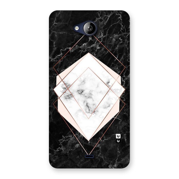 Marble Texture Print Back Case for Canvas Play Q355