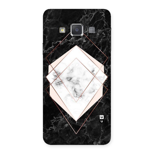 Marble Texture Print Back Case for Galaxy A3