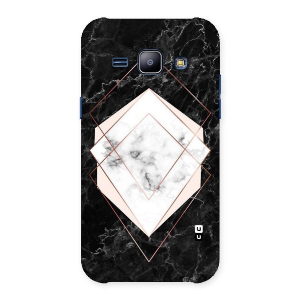 Marble Texture Print Back Case for Galaxy J1