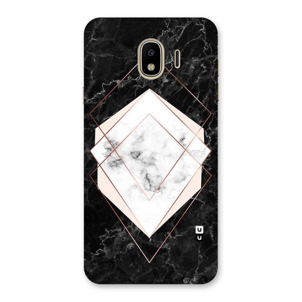 Marble Texture Print Back Case for Galaxy J4