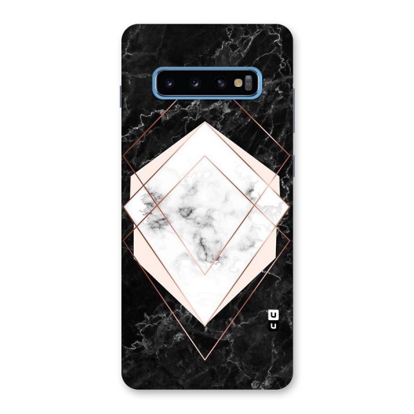 Marble Texture Print Back Case for Galaxy S10 Plus