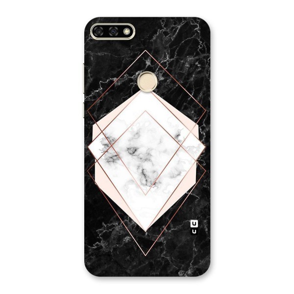 Marble Texture Print Back Case for Honor 7A