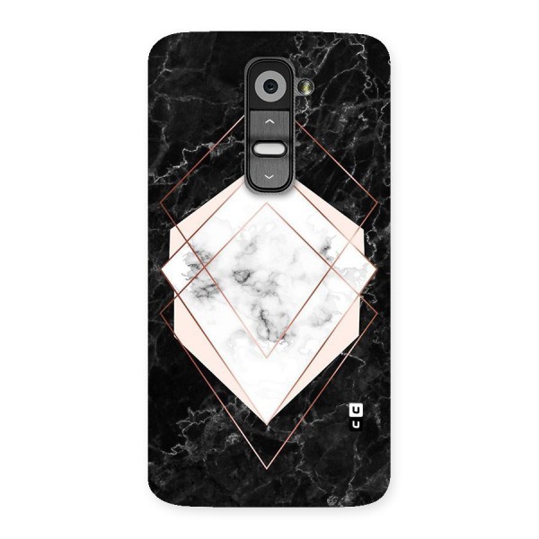 Marble Texture Print Back Case for LG G2