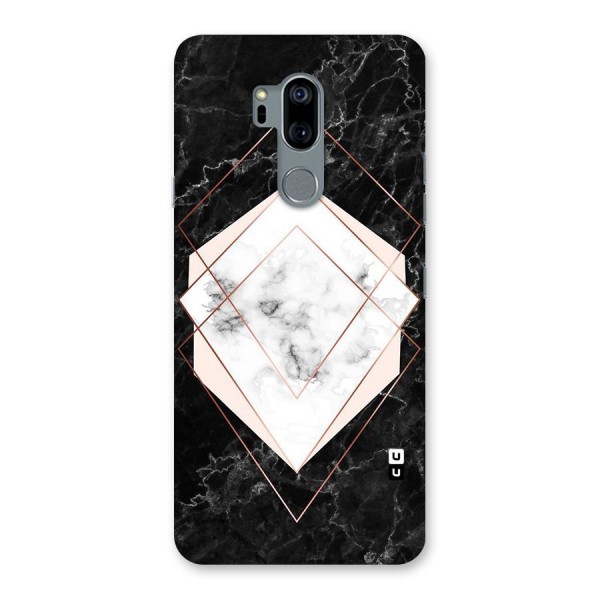 Marble Texture Print Back Case for LG G7
