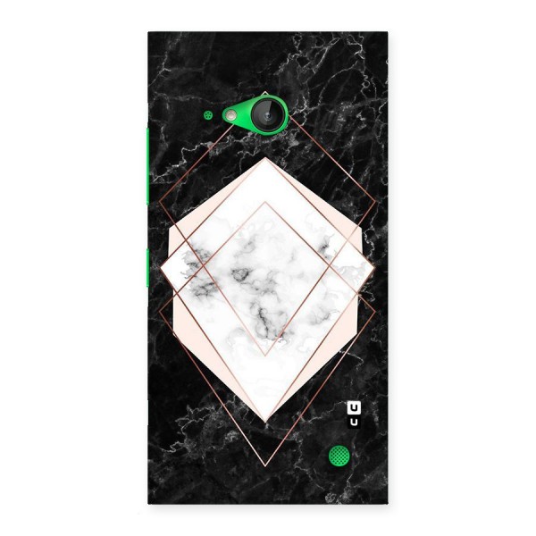 Marble Texture Print Back Case for Lumia 730