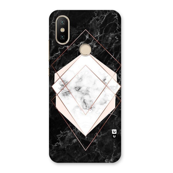 Marble Texture Print Back Case for Mi A2