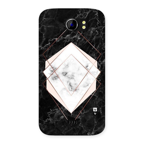 Marble Texture Print Back Case for Micromax Canvas 2 A110