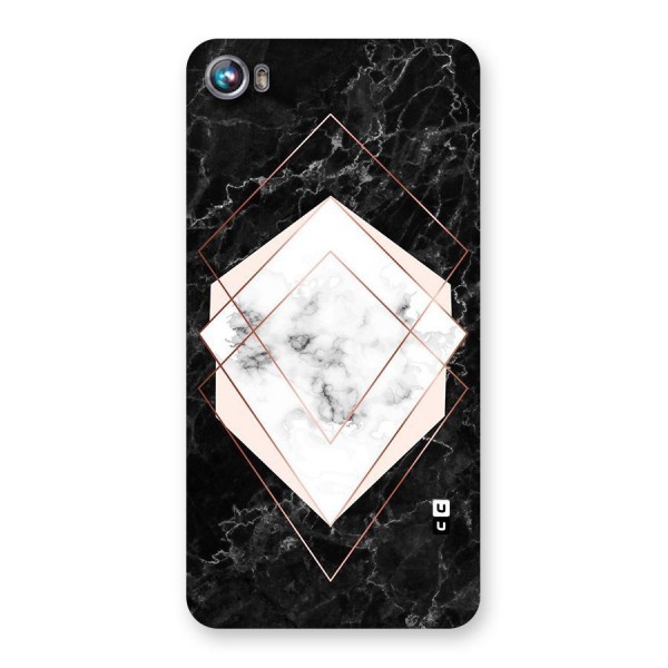 Marble Texture Print Back Case for Micromax Canvas Fire 4 A107