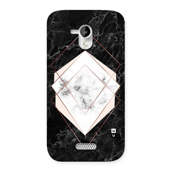 Marble Texture Print Back Case for Micromax Canvas HD A116