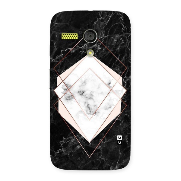 Marble Texture Print Back Case for Moto G