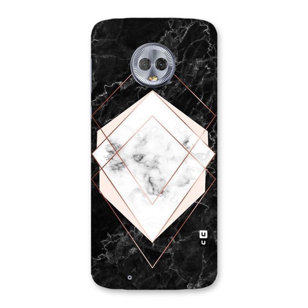 Marble Texture Print Back Case for Moto G6