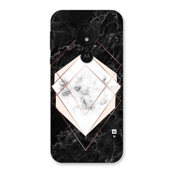 Marble Texture Print Back Case for Moto G7 Power