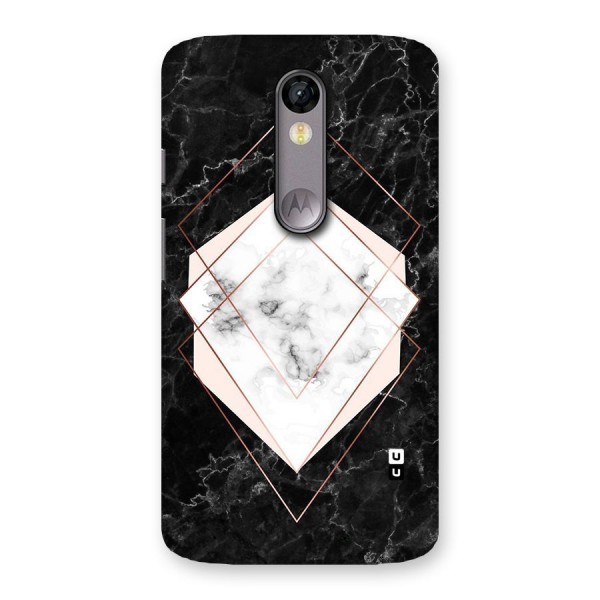 Marble Texture Print Back Case for Moto X Force