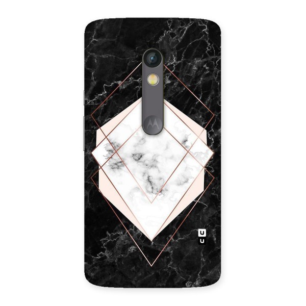 Marble Texture Print Back Case for Moto X Play