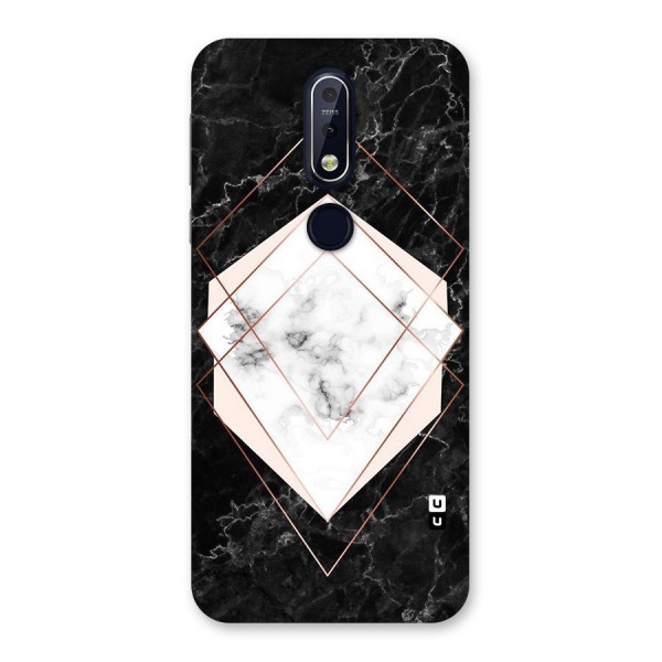 Marble Texture Print Back Case for Nokia 7.1