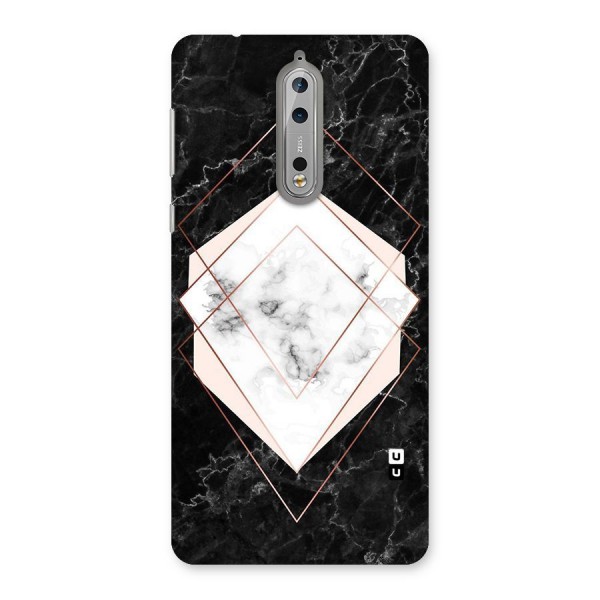 Marble Texture Print Back Case for Nokia 8