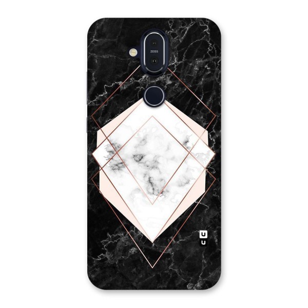 Marble Texture Print Back Case for Nokia 8.1