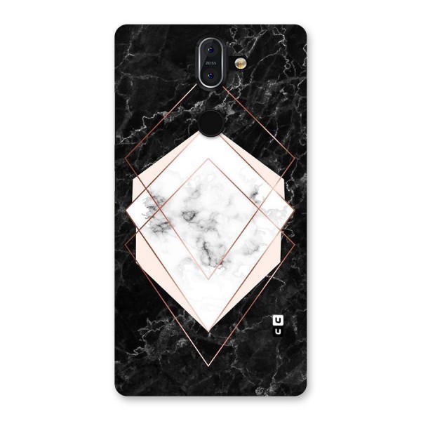 Marble Texture Print Back Case for Nokia 8 Sirocco