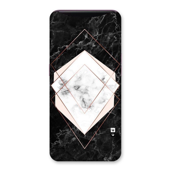 Marble Texture Print Back Case for Oppo Find X