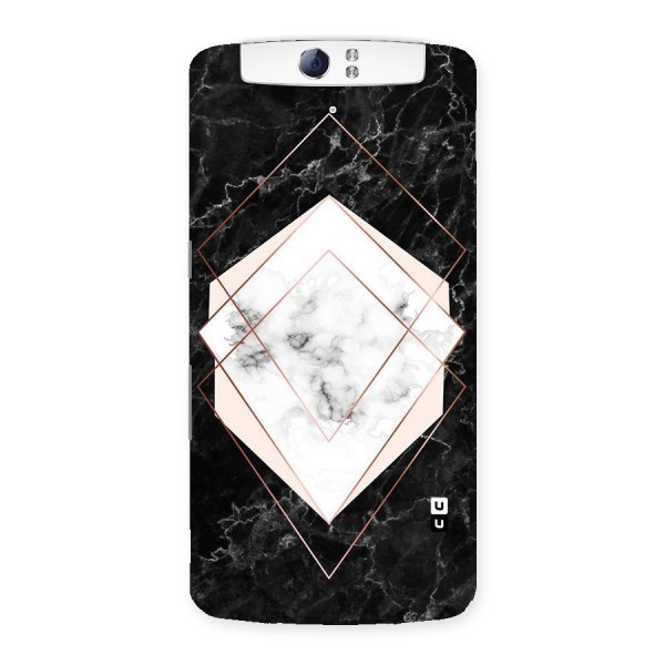 Marble Texture Print Back Case for Oppo N1