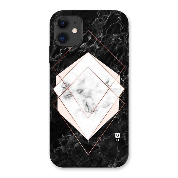 Marble Texture Print Back Case for iPhone 11
