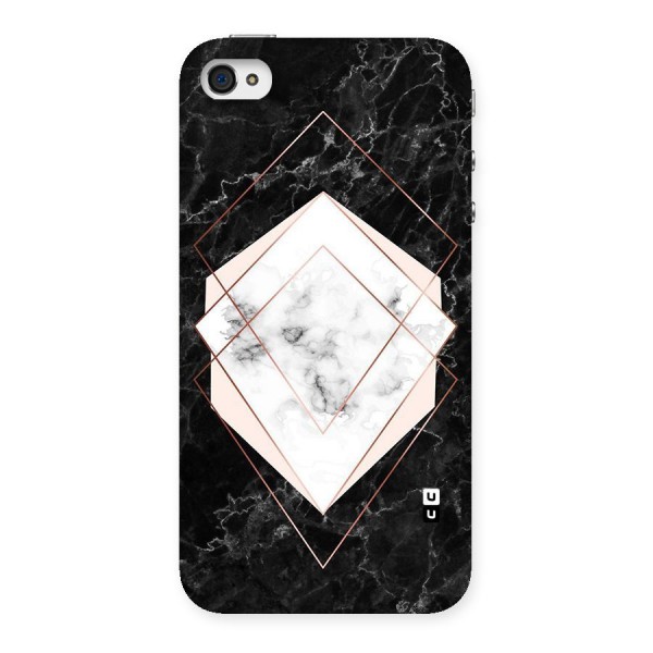 Marble Texture Print Back Case for iPhone 4 4s