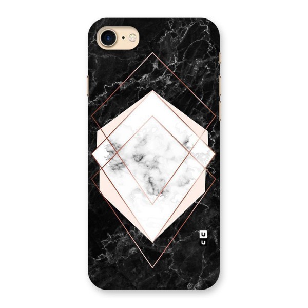 Marble Texture Print Back Case for iPhone 7