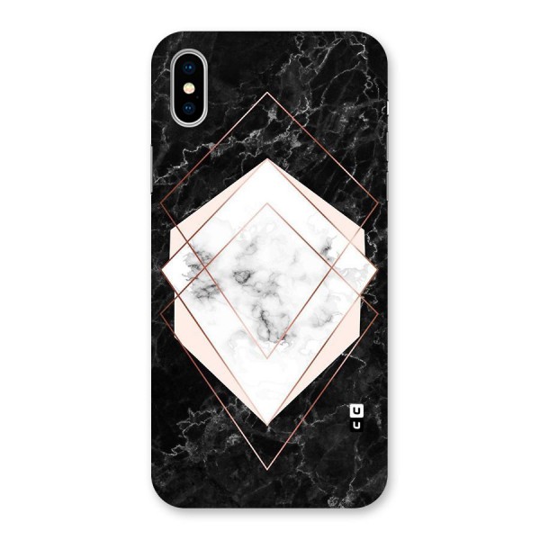 Marble Texture Print Back Case for iPhone XS