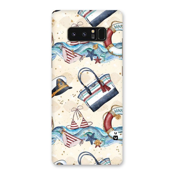 Marine Bag Design Back Case for Galaxy Note 8