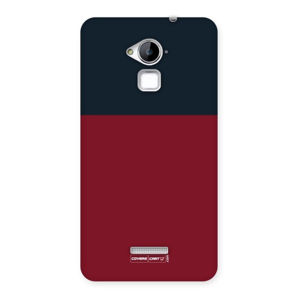 Maroon and Navy Blue Back Case for Coolpad Note 3