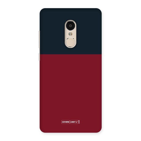Maroon and Navy Blue Back Case for Xiaomi Redmi Note 4