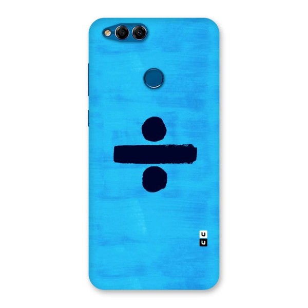 Math And Blue Back Case for Honor 7X