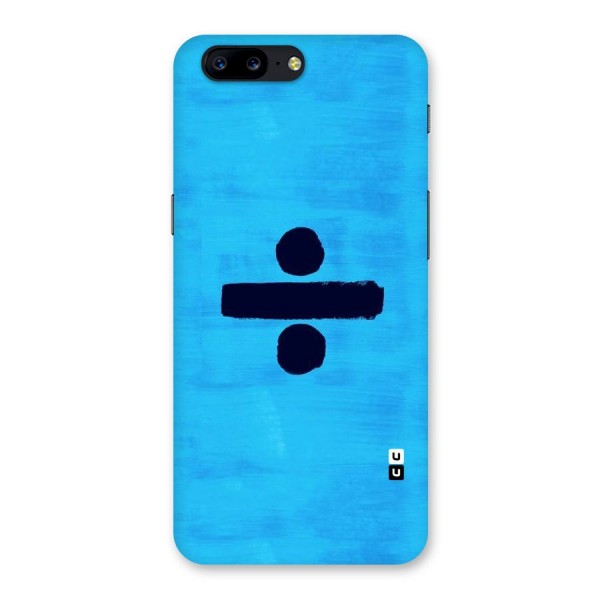 Math And Blue Back Case for OnePlus 5