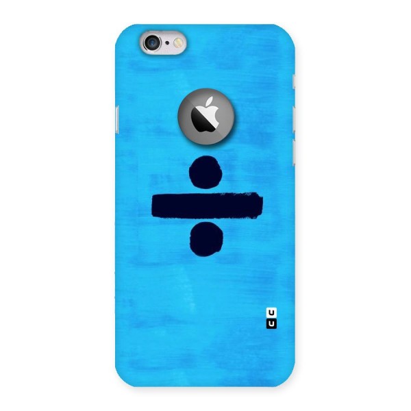 Math And Blue Back Case for iPhone 6 Logo Cut