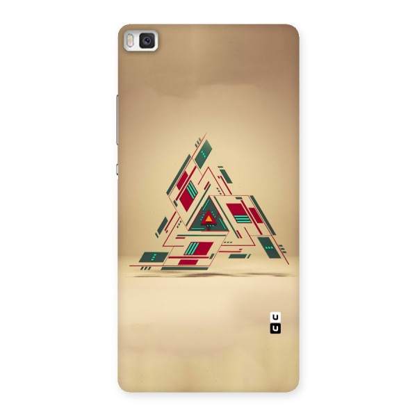 Maze Triangle Back Case for Huawei P8