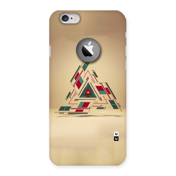 Maze Triangle Back Case for iPhone 6 Logo Cut