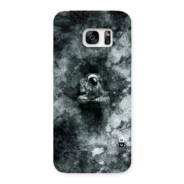 Meditating Spaceman Back Case for Galaxy S7 Edge