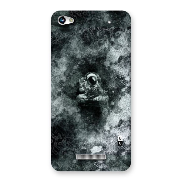 Meditating Spaceman Back Case for Micromax Hue 2