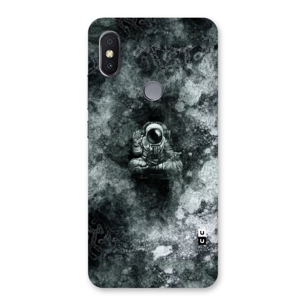 Meditating Spaceman Back Case for Redmi Y2