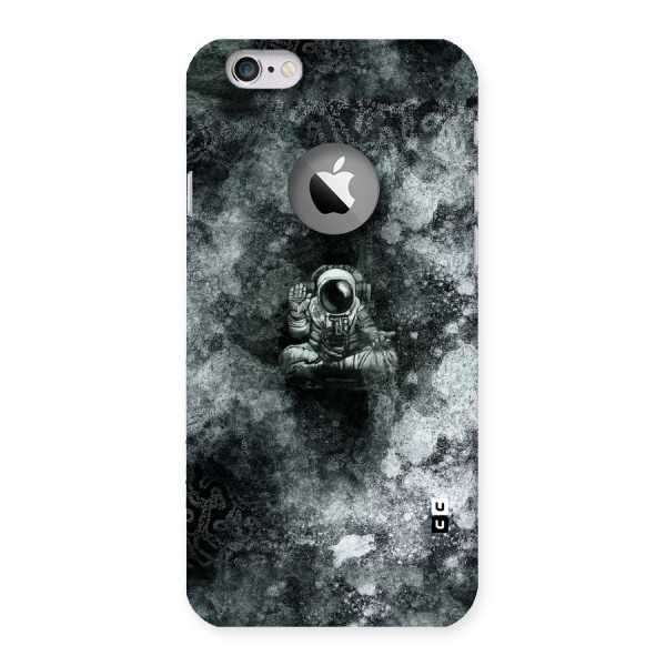 Meditating Spaceman Back Case for iPhone 6 Logo Cut