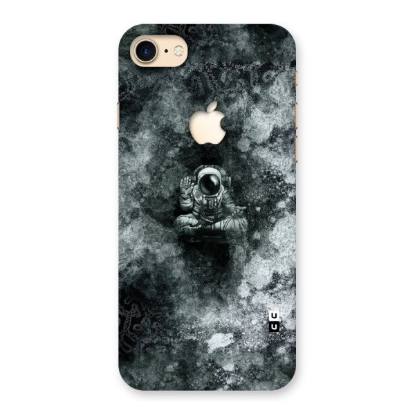 Meditating Spaceman Back Case for iPhone 7 Apple Cut
